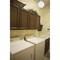 Westinghouse Westinghouse 7-1/4 in. H X 6 in. W X 6 in. L Polished Brass White Ceiling Light 66677 - alternate 2